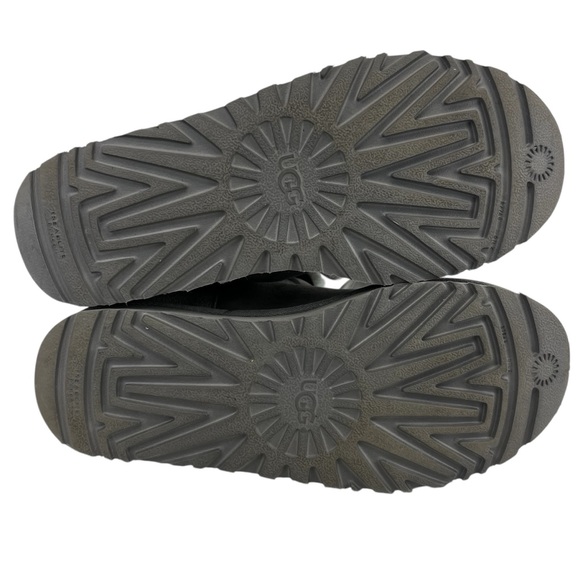 Ugg Gita Bow Mini Boots Women 8 in Seal Grey - Picture 8 of 8